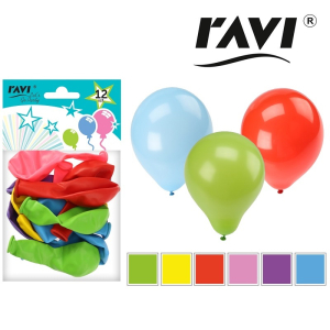 Let's Go Party balony 12 sztuk RAVI